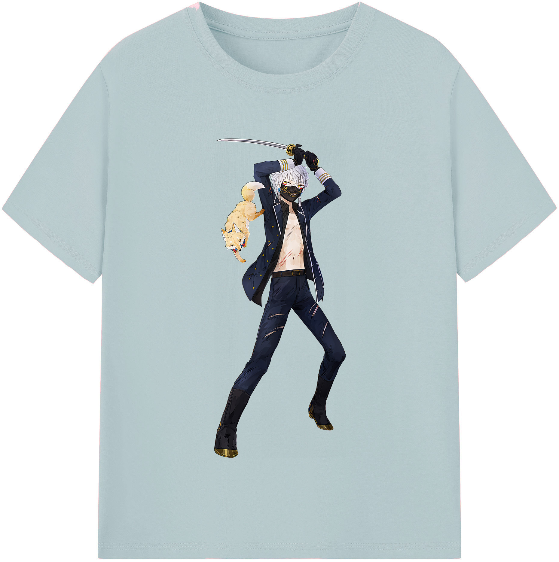 （画像用） 刀剣乱舞 Touken Ranbu 綿100％半袖Tシャツ（フロントプリント）
